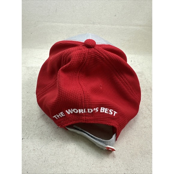 Kenworth Hat Cap Snap Gray Red Embroidered Trucker Mens Logo Cotton - Picture 2 of 7